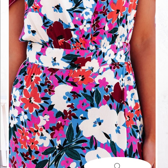 VICI ALL THE FLOWERS OFF THE SHOULDER MAXI DRESS - Picture 4 of 9